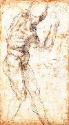Michelangelo Buonarroti, Male Nude